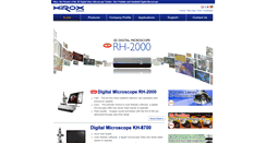 Desktop Screenshot of hirox-europe.com